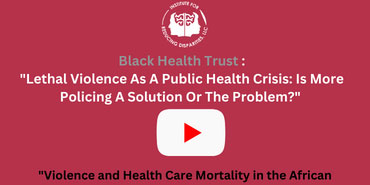 Black Health Trust Lethal Violence As A Public Health Crisis